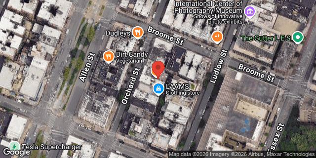 Aerial map of 78 ORCHARD STREET, Manhattan