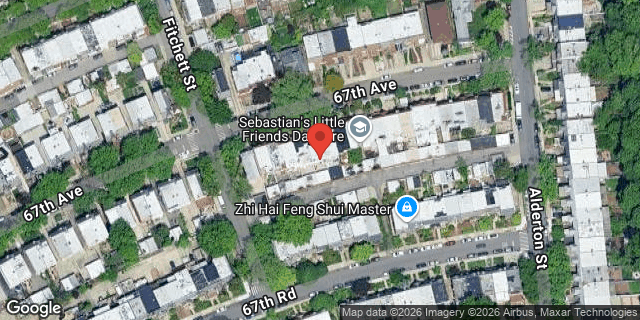 Aerial map of 85-64 67 AVENUE, Queens