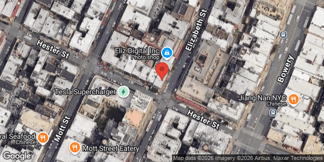 Aerial map of 161 HESTER STREET, Manhattan