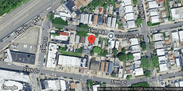 Aerial map of 59-22 59 ROAD, Queens