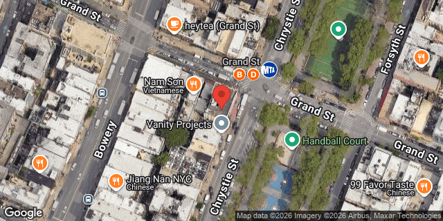 Aerial map of 249 GRAND STREET, Manhattan