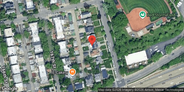 Aerial map of 82-72 168 STREET, Queens