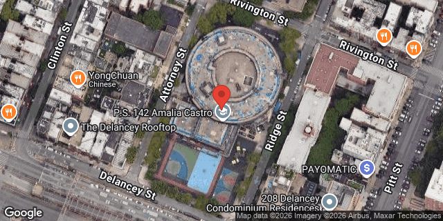 Aerial map of 80 ATTORNEY STREET, Manhattan