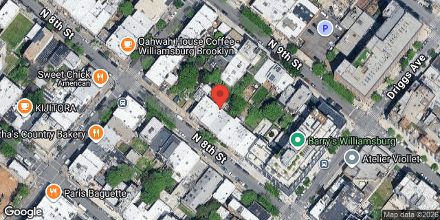 Aerial map of 175 NORTH 8 STREET, Brooklyn