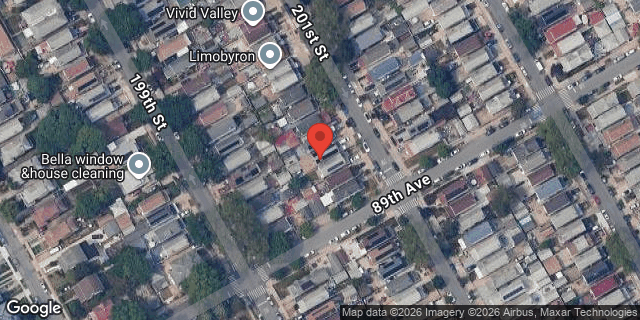 Aerial map of 88-48 201 STREET, Queens
