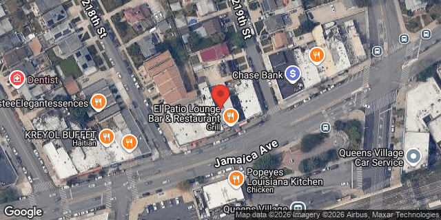 Aerial map of 218-21 JAMAICA AVENUE, Queens