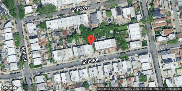 Aerial map of 60-31 59 ROAD, Queens