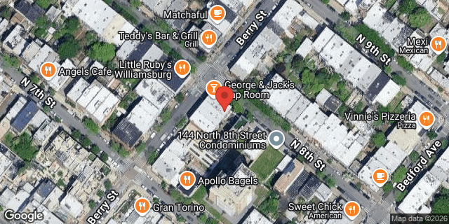 Aerial map of 103 BERRY STREET, Brooklyn