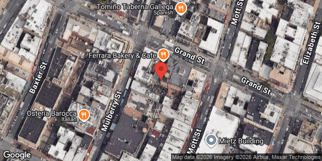 Aerial map of 195 GRAND STREET, Manhattan