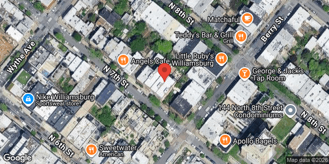 Aerial map of 115 NORTH 7 STREET, Brooklyn