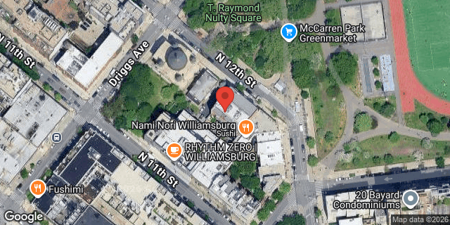 Aerial map of 232 NORTH 12 STREET, Brooklyn
