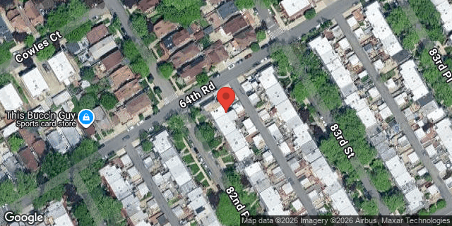 Aerial map of 64-55 82 PLACE, Queens