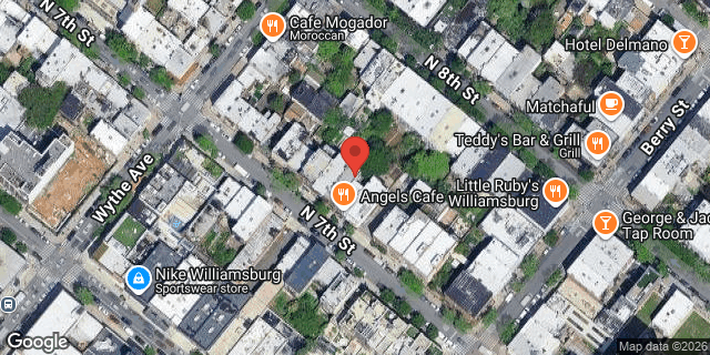 Aerial map of 103 NORTH 7 STREET, Brooklyn