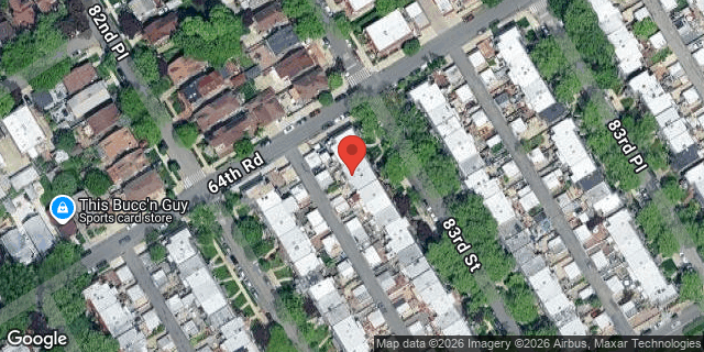 Aerial map of 64-58 83 STREET, Queens