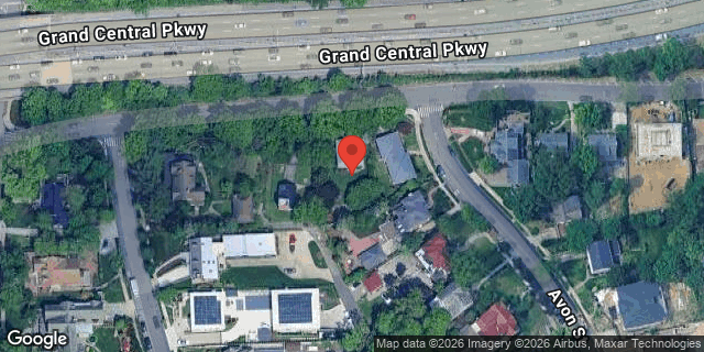 Aerial map of 180-44 GRAND CENTRAL PKWY, Queens