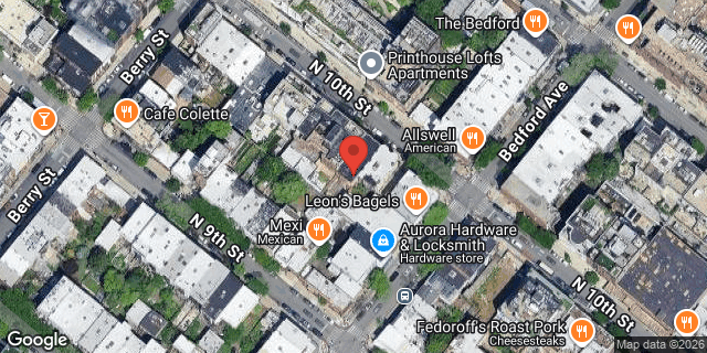 Aerial map of 150 NORTH 10 STREET, Brooklyn