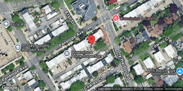 Aerial map of 81-02 PENELOPE AVENUE, Queens