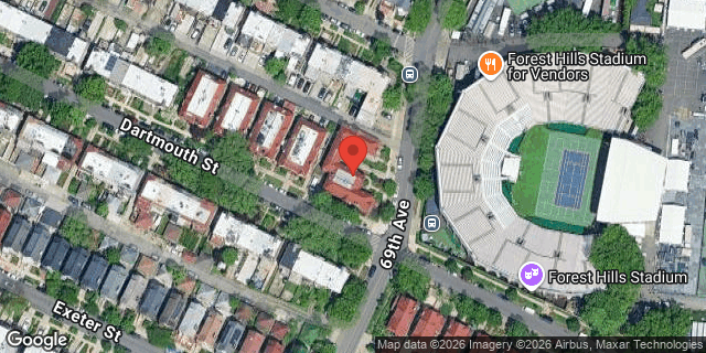 Aerial map of 100-05 69 AVENUE, Queens