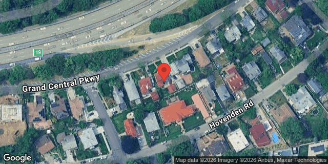 Aerial map of 184-18 GRAND CENTRAL PKWY, Queens