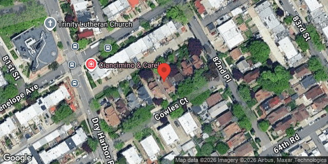 Aerial map of 81-21 COWLES COURT, Queens