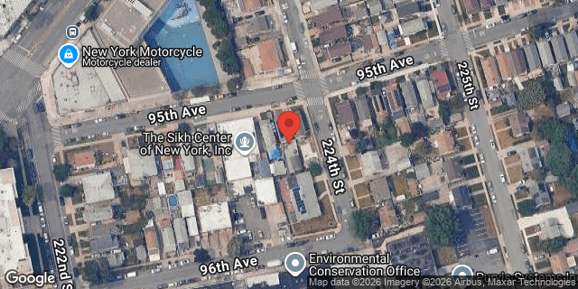 Aerial map of 222-36 95 AVENUE, Queens
