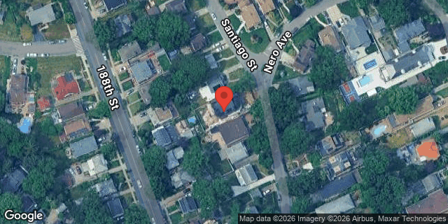Aerial map of 86-06 SANTIAGO STREET, Queens