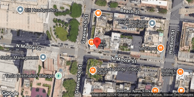 Aerial map of 385 GREENWICH STREET, Manhattan