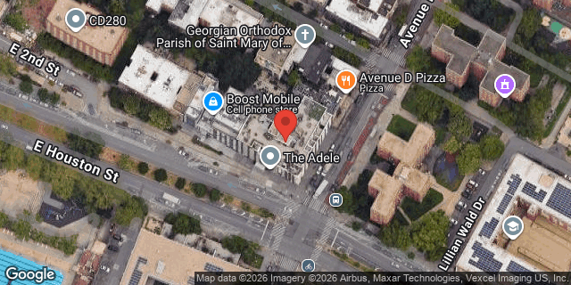 Aerial map of 310 EAST 2 STREET, Manhattan