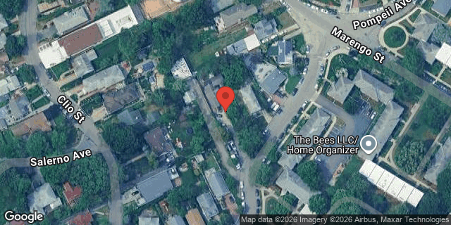 Aerial map of 196-25 POMPEII AVENUE, Queens