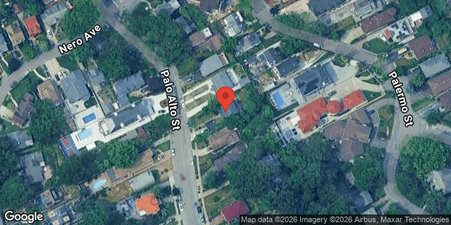 Aerial map of 8623 PALO ALTO STREET, Queens