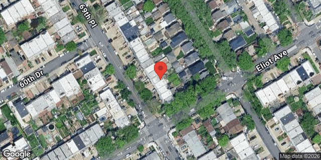 Aerial map of 60-71 69 PLACE, Queens