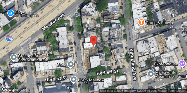 Aerial map of 48 MONITOR STREET, Brooklyn