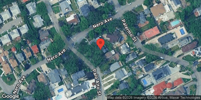 Aerial map of 86-07 PALO ALTO STREET, Queens