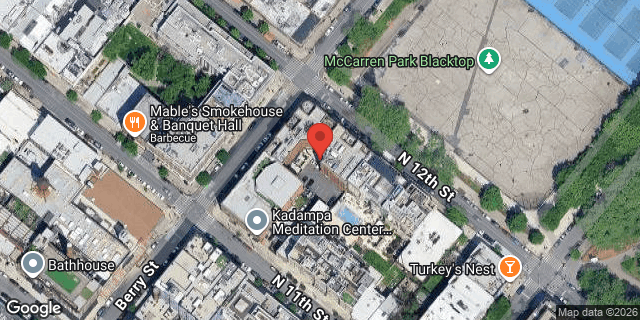 Aerial map of 150 NORTH 12 STREET, Brooklyn