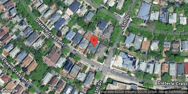 Aerial map of 64-55 DIETERLE CRESCENT, Queens