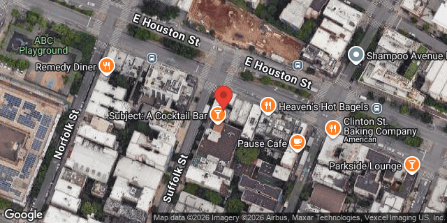 Aerial map of 271 EAST HOUSTON STREET, Manhattan