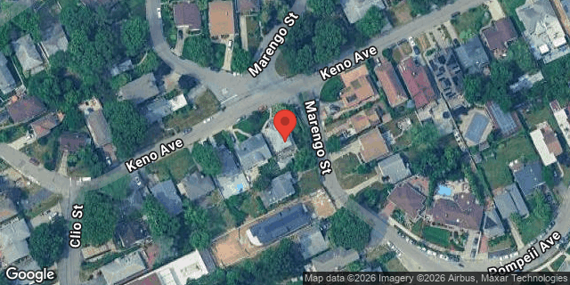 Aerial map of 196-34 KENO AVENUE, Queens