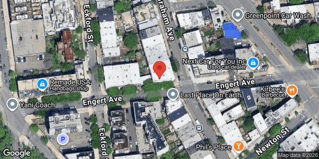 Aerial map of 535 GRAHAM AVENUE, Brooklyn