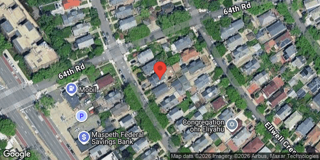 Aerial map of 64-09 FITCHETT STREET, Queens