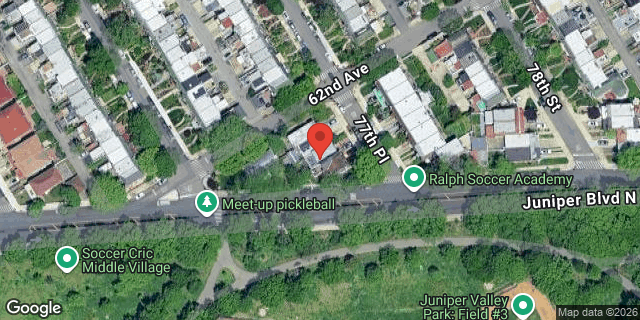 Aerial map of 62-06 77 PLACE, Queens