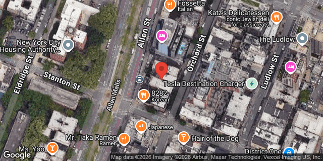 Aerial map of 177 ORCHARD STREET, Manhattan