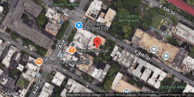 Aerial map of 310 EAST 4 STREET, Manhattan