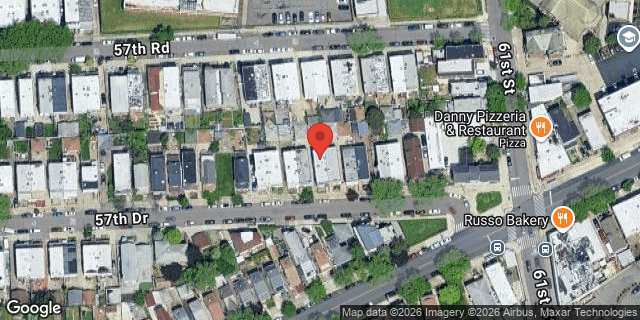 Aerial map of 59-81 57 DRIVE, Queens