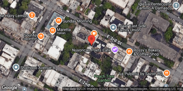 Aerial map of 226 EAST 3 STREET, Manhattan