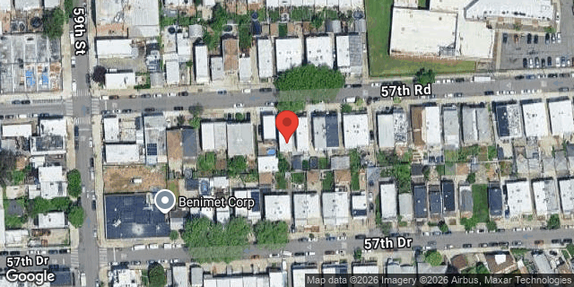 Aerial map of 59-32 57 ROAD, Queens