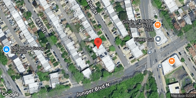Aerial map of 62-60 82 STREET, Queens