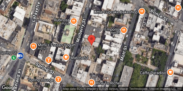 Aerial map of 230 MULBERRY STREET, Manhattan