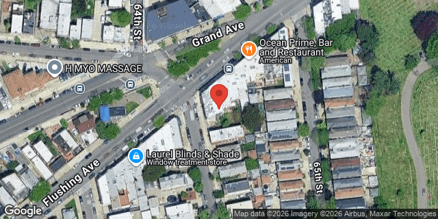 Aerial map of 64-04 GRAND AVENUE, Queens