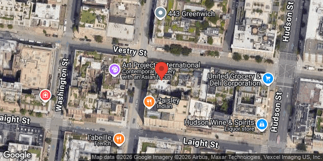 Aerial map of 437 GREENWICH STREET, Manhattan