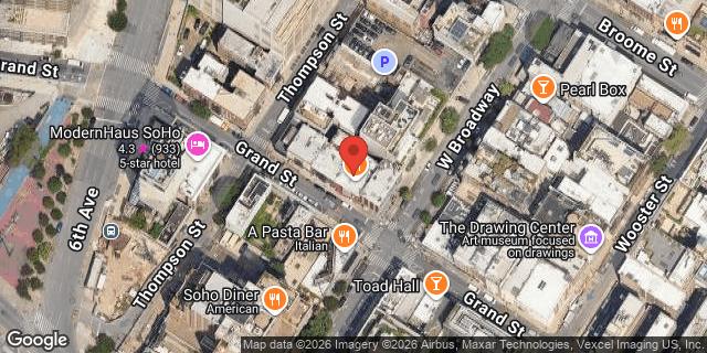 Aerial map of 46 GRAND STREET, Manhattan